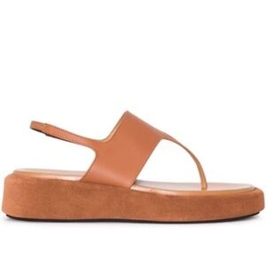 ATP Atelier Fossano Platform Leather & Suede Sandals 40